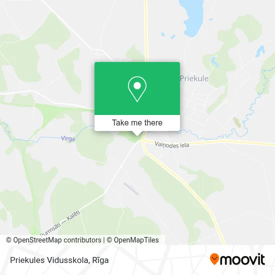 Priekules Vidusskola map