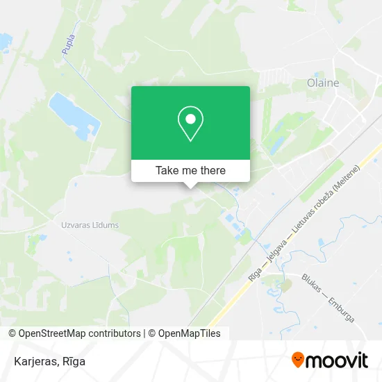 Karjeras map