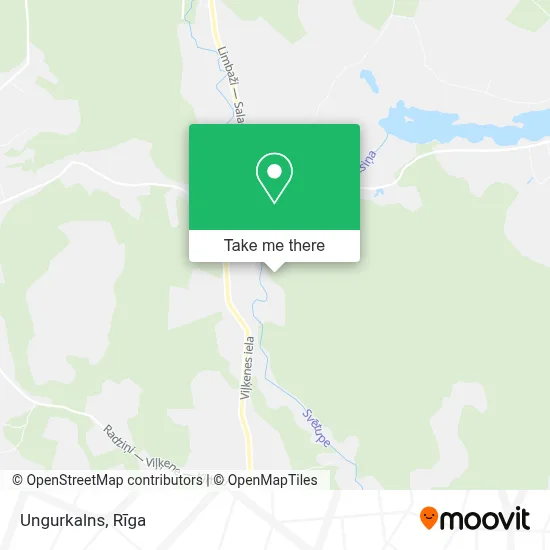 Ungurkalns map