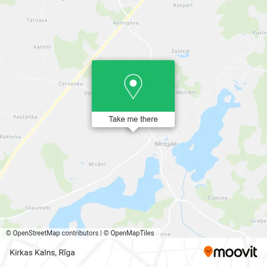 Kirkas Kalns map