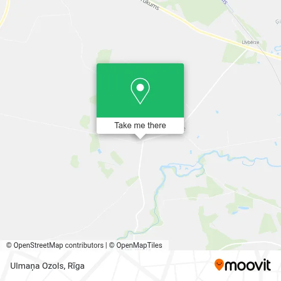 Ulmaņa Ozols map