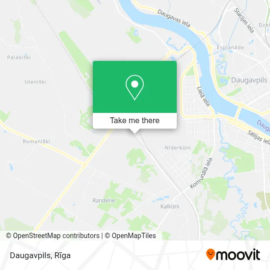 Daugavpils map