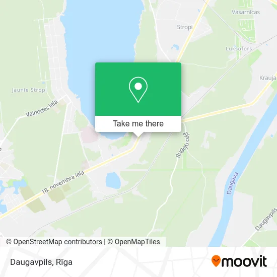 Daugavpils map