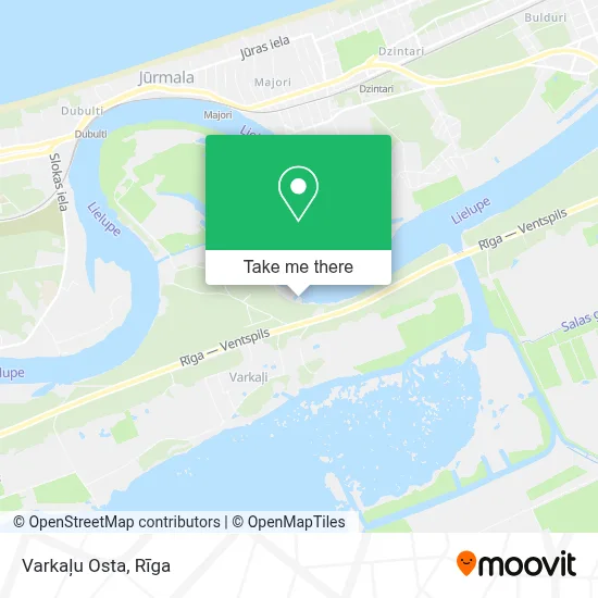 Varkaļu Osta map