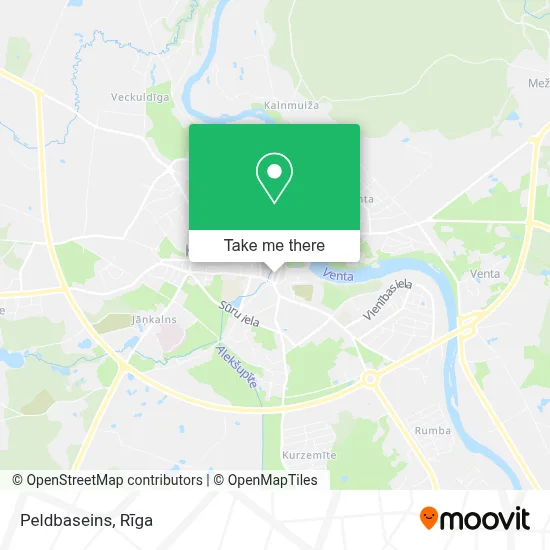 Peldbaseins map
