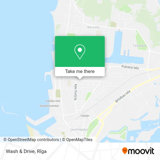 Wash & Drive map