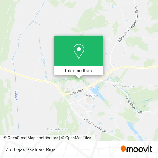 Ziedlejas Skatuve map