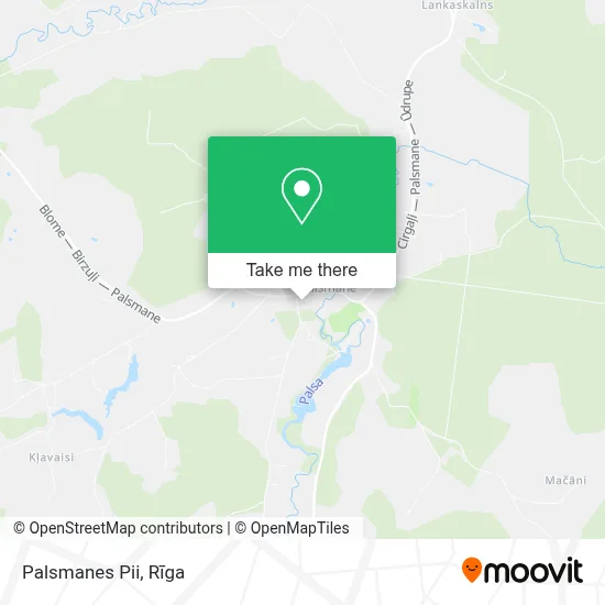 Palsmanes Pii map