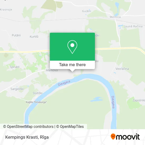 Kempings Krasti map