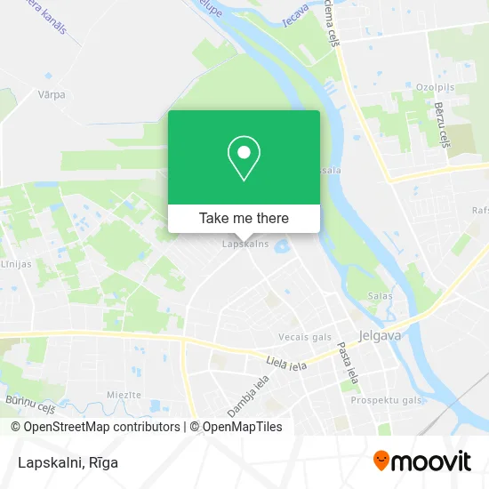 Lapskalni map