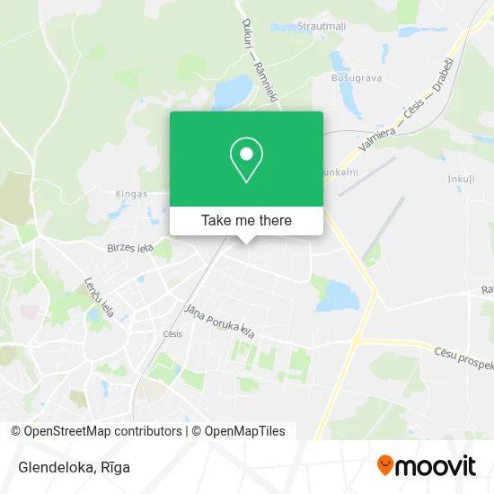 Glendeloka map