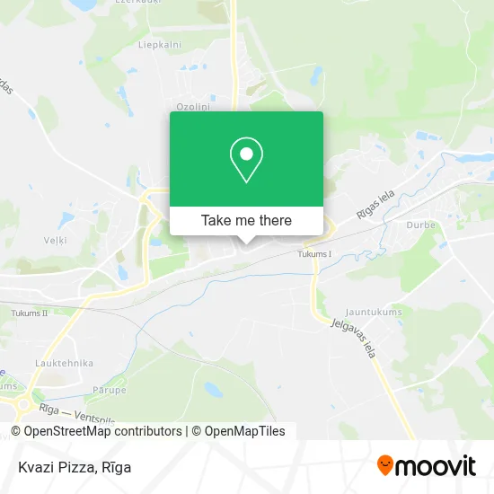 Kvazi Pizza map