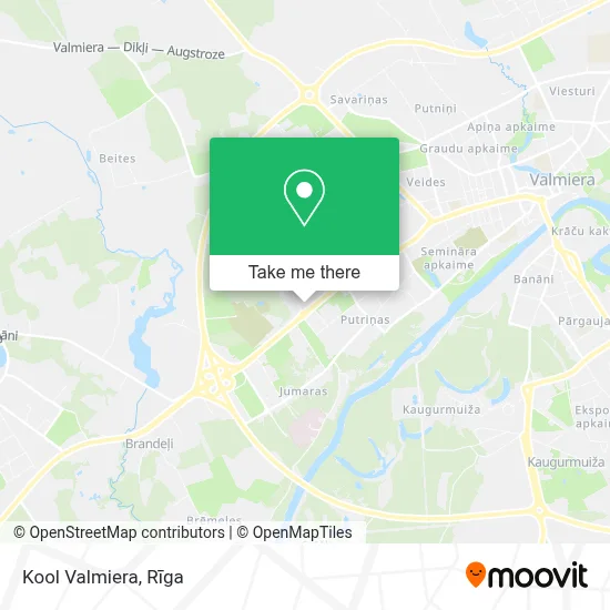 Kool Valmiera map