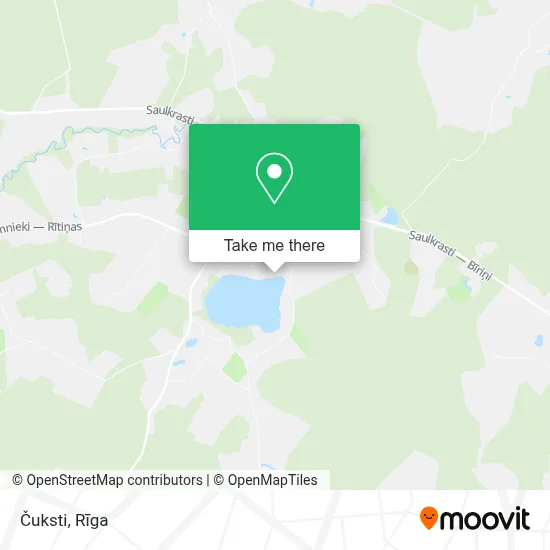 Čuksti map