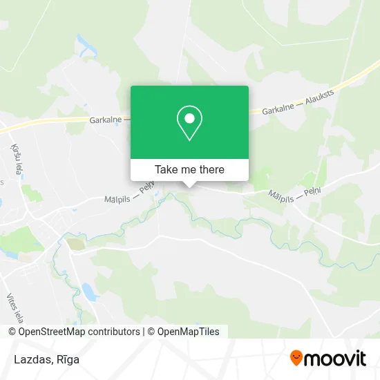 Lazdas map