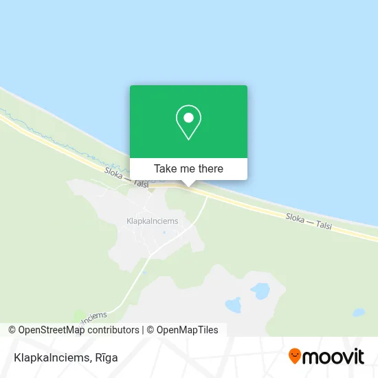 Klapkalnciems map