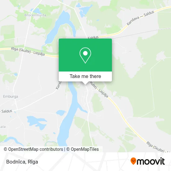 Bodnīca map
