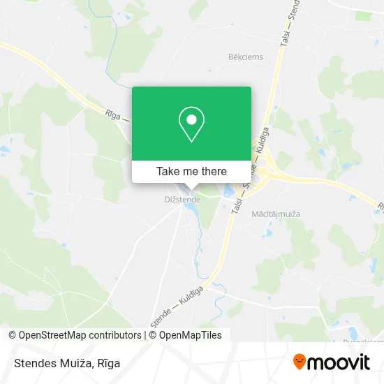 Stendes Muiža map