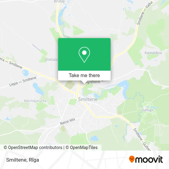 Smiltene map