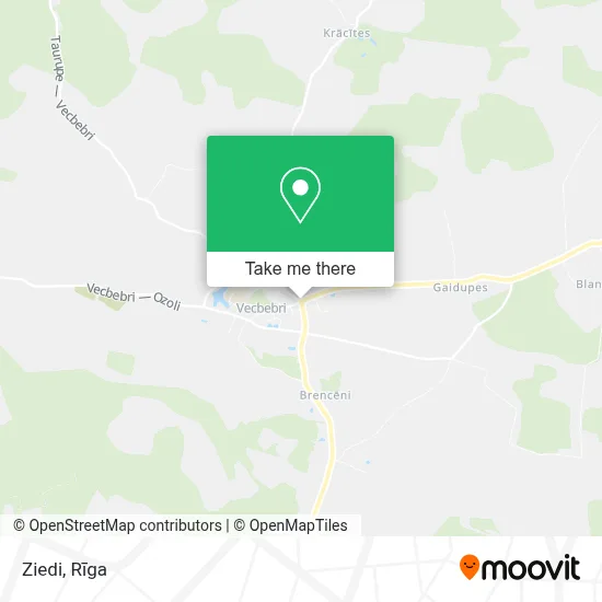 Ziedi map