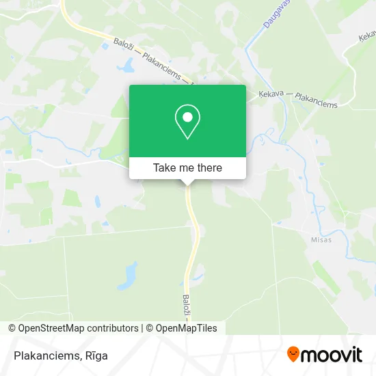 Plakanciems map