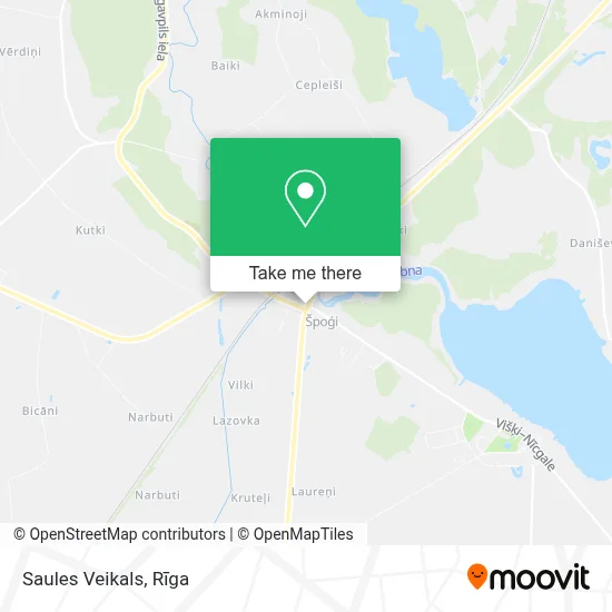 Saules Veikals map