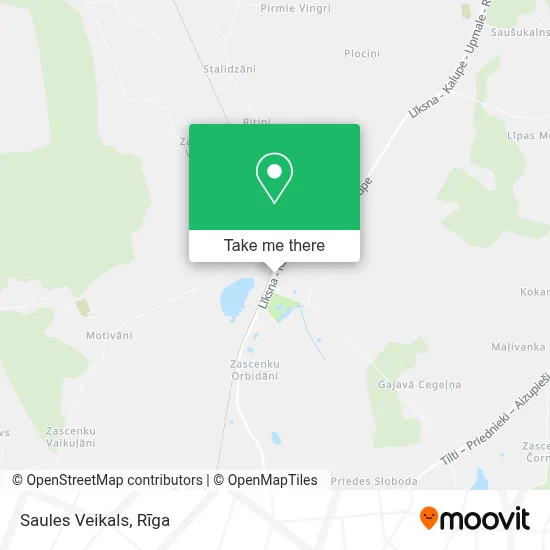 Saules Veikals map