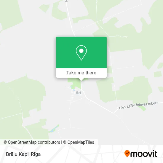 Brāļu Kapi map