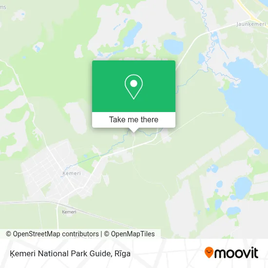 Ķemeri National Park Guide map