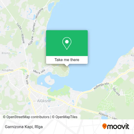 Garnizona Kapi map