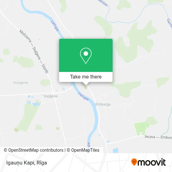 Igauņu Kapi map