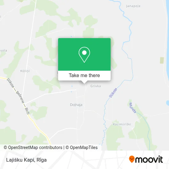 Lajišku Kapi map