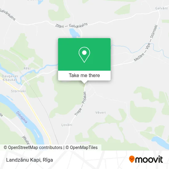 Landzānu Kapi map