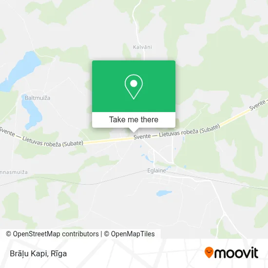 Brāļu Kapi map