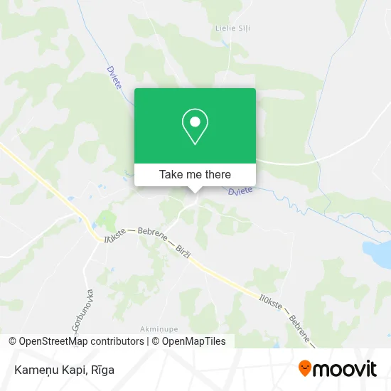 Kameņu Kapi map