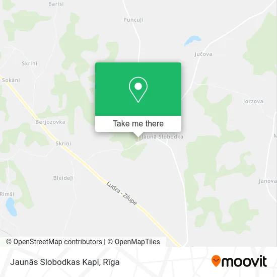 Jaunās Slobodkas Kapi map
