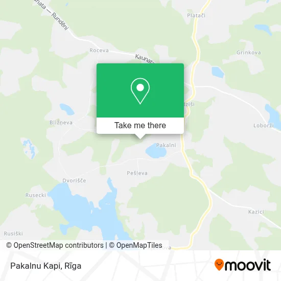 Pakalnu Kapi map