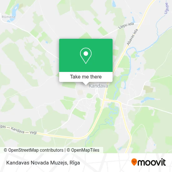 Kandavas Novada Muzejs map