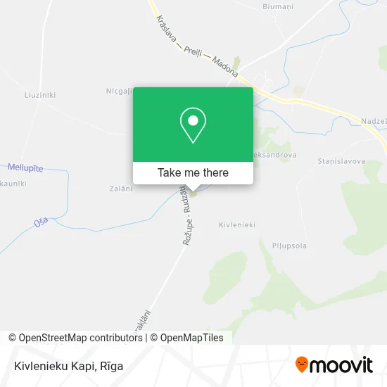 Kivlenieku Kapi map