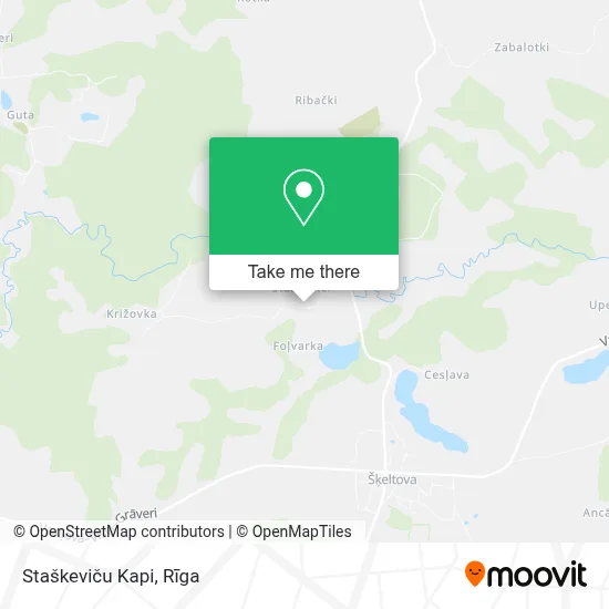 Staškeviču Kapi map