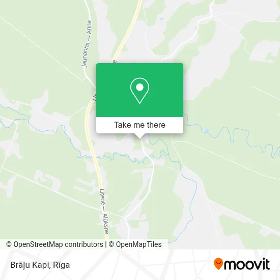 Brāļu Kapi map