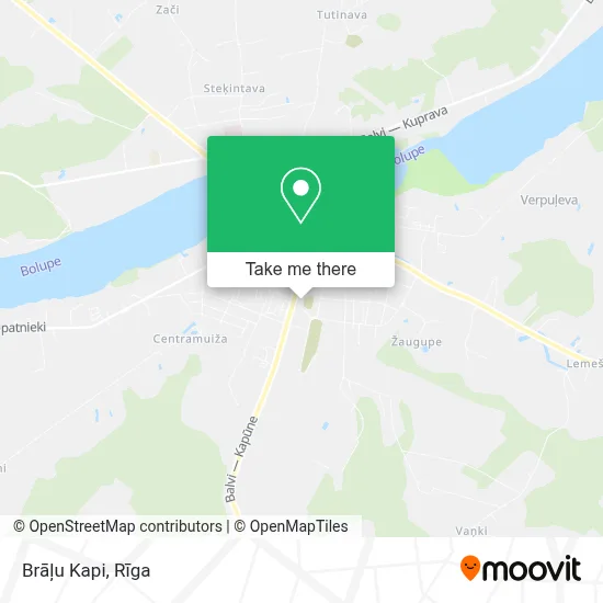 Brāļu Kapi map
