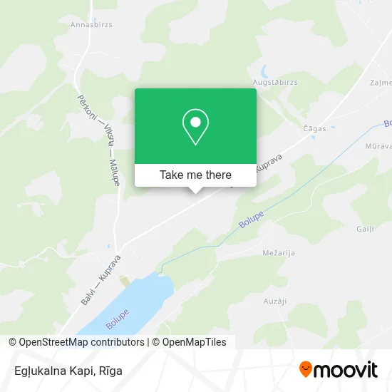 Egļukalna Kapi map