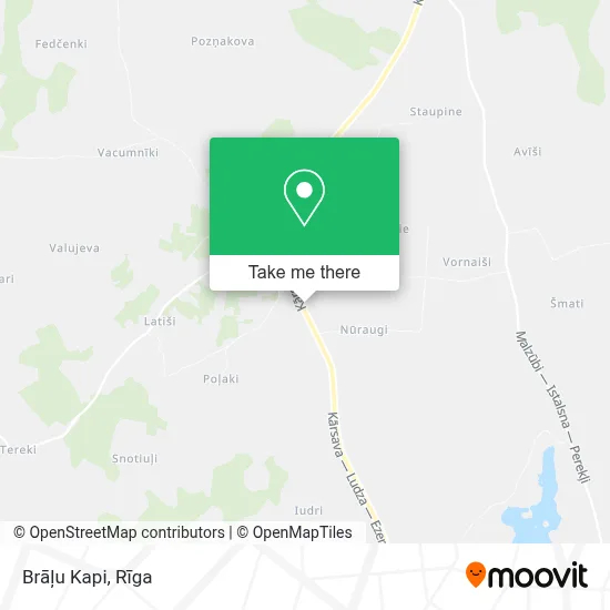 Brāļu Kapi map