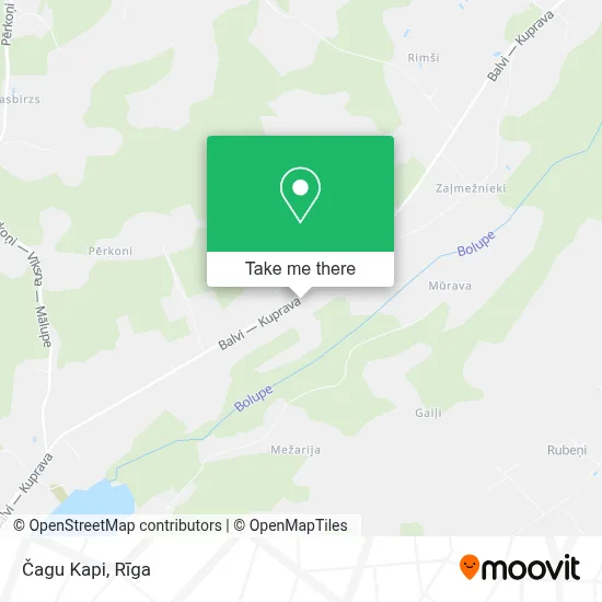 Čagu Kapi map