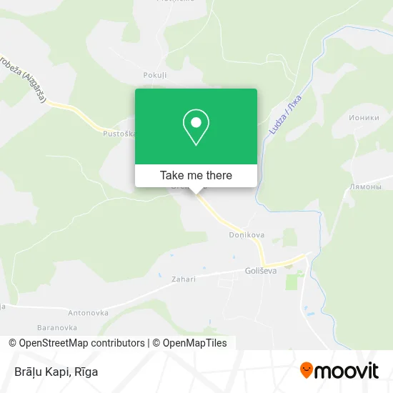 Brāļu Kapi map