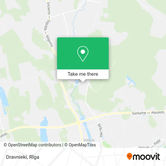 Dravnieki map