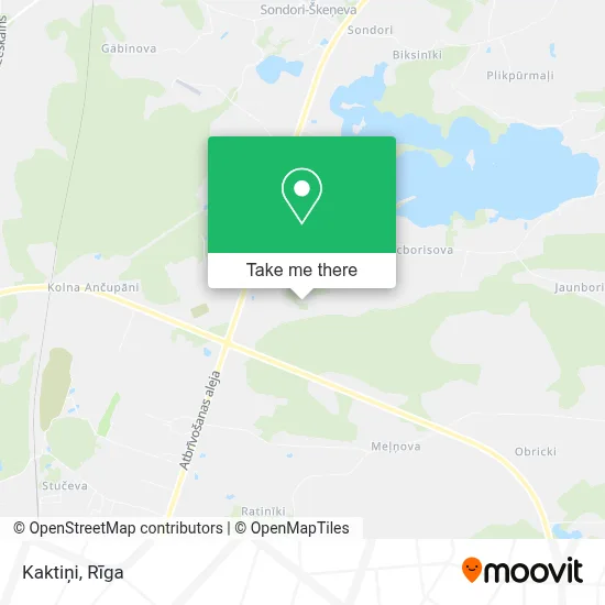 Kaktiņi map