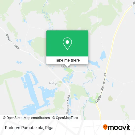 Padures Pamatskola map
