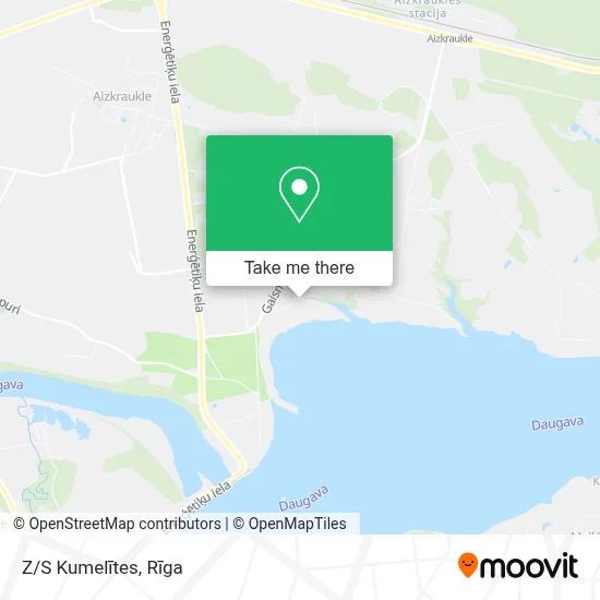 Z/S Kumelītes map